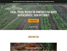 Tablet Screenshot of mamaearthfarm.com